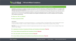 Desktop Screenshot of healthfirstfdr.org
